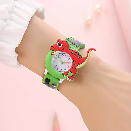 Watch Dinosaur Boys Girls Toddler Silicone Quartz