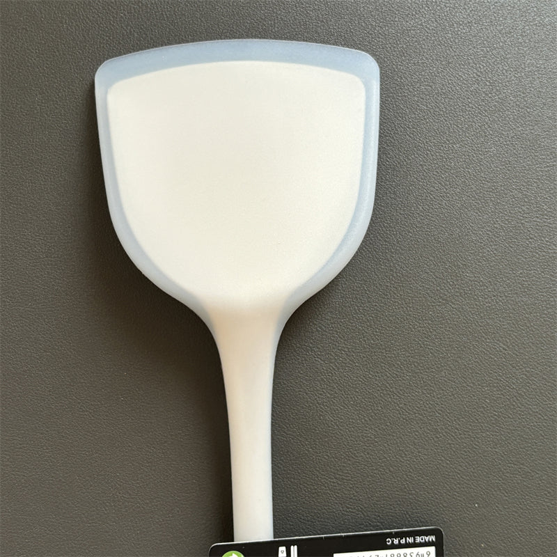 Upgraded and useful！High temperature resistant color-blocking food-grade silicone spatula！Special cooking spatula for non-stick pans at home