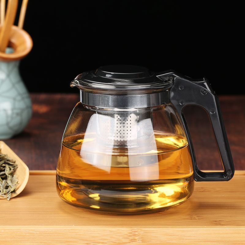 Premium New Chinese Style Heat-Resistant Glass Tea Set National Trend One Pot Four Cups Five-Piece Set Tea Brewing Pot Anti-Scald Tea Cup