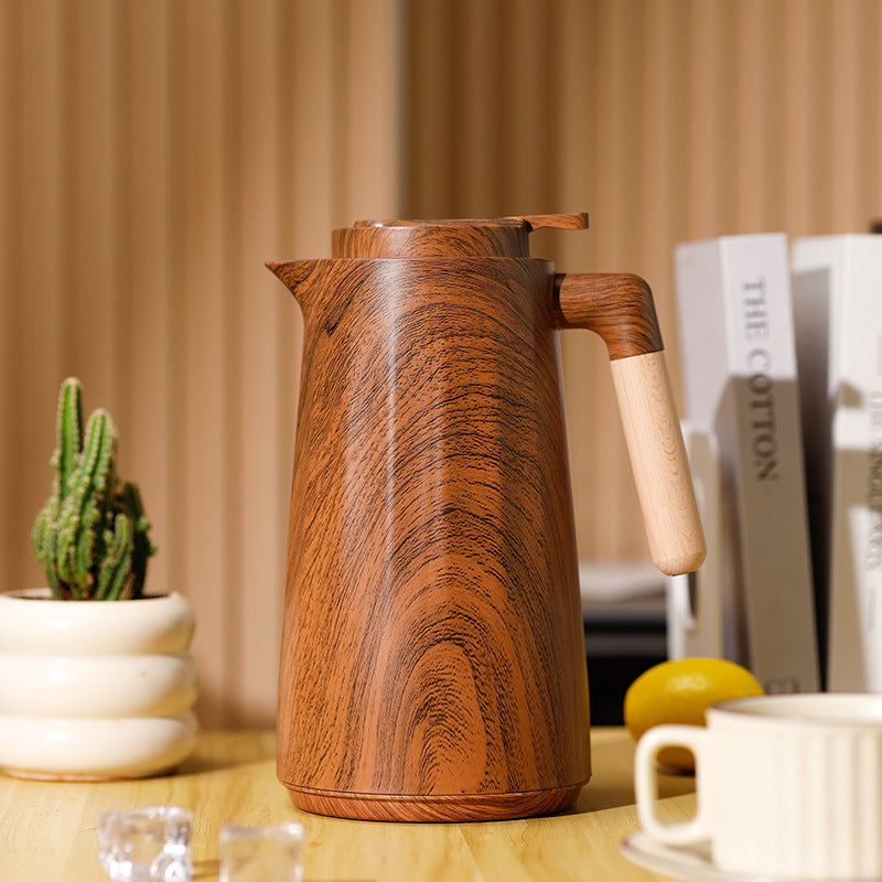 Cross-Border Insulated Kettle Household Glass Inner Liner Warm Kettle Simple Office Coffee Large Capacity Hot Water Kettle Insulated Water Kettle