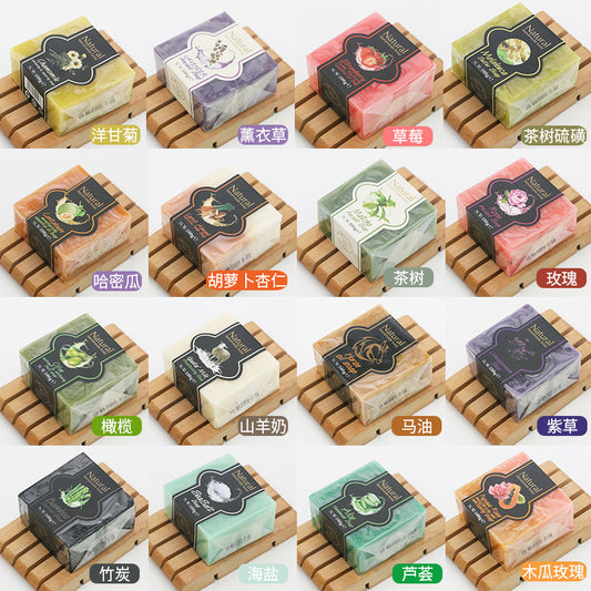 Skin Rejuvenation Plant-Based Handmade Soap Wholesale Rose Soap Refreshing Fragrance Bath Soap Face Wash Makeup Removal Body Use Handmade Soap