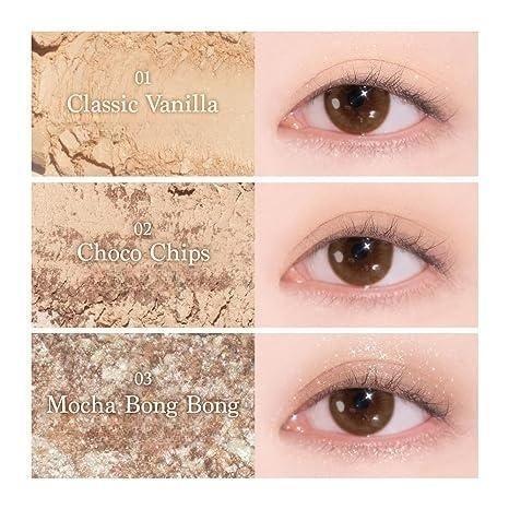 Capel Ice Cream Nine-Color Eyeshadow Palette Pearlescent Matte Rose Palette Under-eye Blush Oat Milk Tea Earth Pure Desire