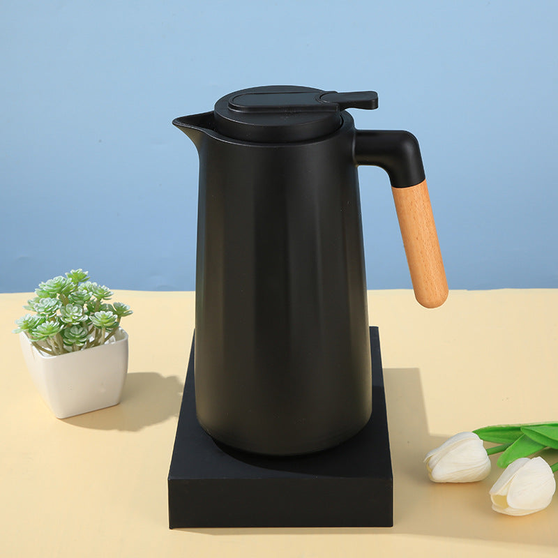 Cross-Border Insulated Kettle Household Glass Inner Liner Warm Kettle Simple Office Coffee Large Capacity Hot Water Kettle Insulated Water Kettle