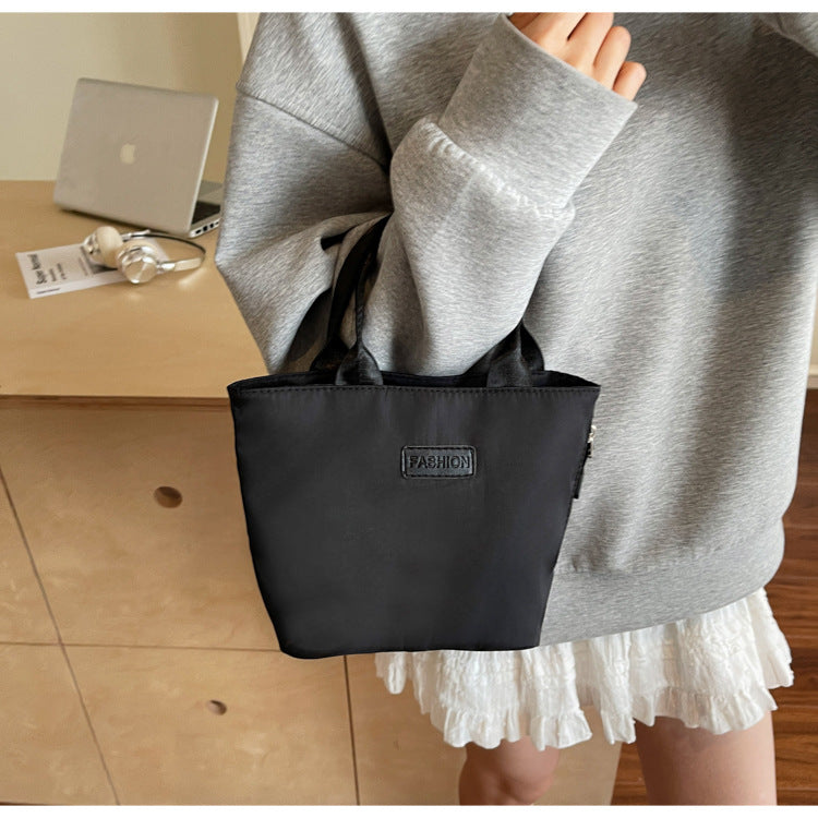 Casual Single Shoulder Crossbody Bag New Model Phone Small Square Bag Versatile Shopping Handbag Lightweight Water-Resistant Nylon Bag