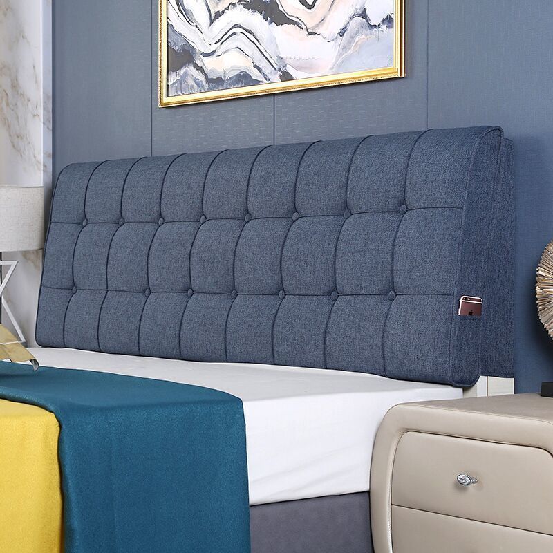 Headboard Cushion Full Cover Cushion Soft Cover Light Luxury Pillow Modern Tatami Simple Self-Adhesive Anti-Collision Head Fixation
