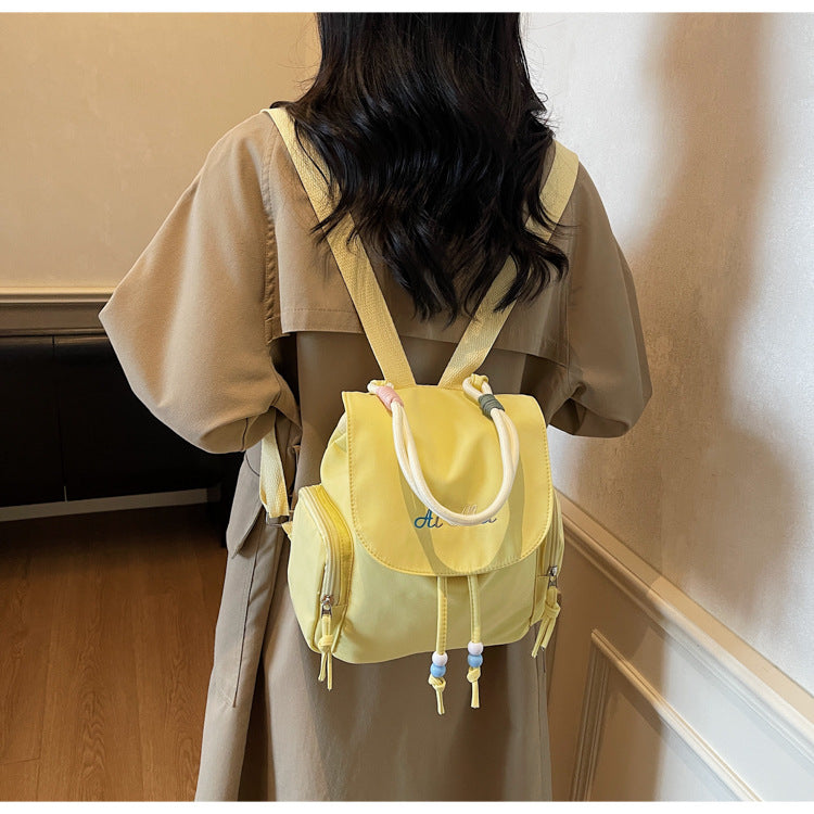 Foreign Order Fashion Super Popular Fresh Style Women's Backpack2025New Trendy and Stylish Handbag Commuting Small Backpack for Women