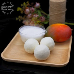 Roselle Flower Tangerine Peel Rosewood Handmade Grinding Soap Cold Process Handmade Soap Round Soap Facial Cleansing Bath Essential Oil