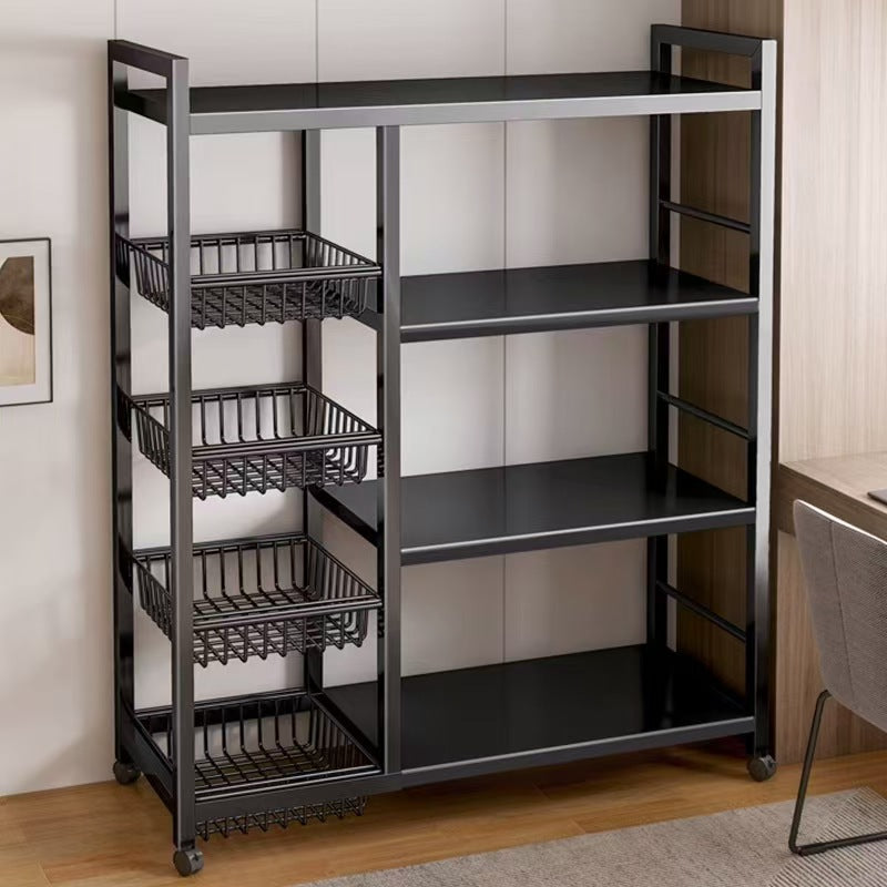 Kitchen Vegetable Basket Floor-standing Storage Rack Multi-layer Storage Vegetable and Fruit Rack Multi-functional Household Storage Basket