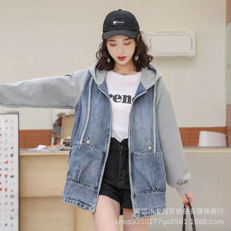 Spring and Autumn Foreign Trade Cross-Border Women's Denim Shirt Trendy Brand Korean Version Street Style Denim Top Women's Export Miscellaneous Denim Jacket