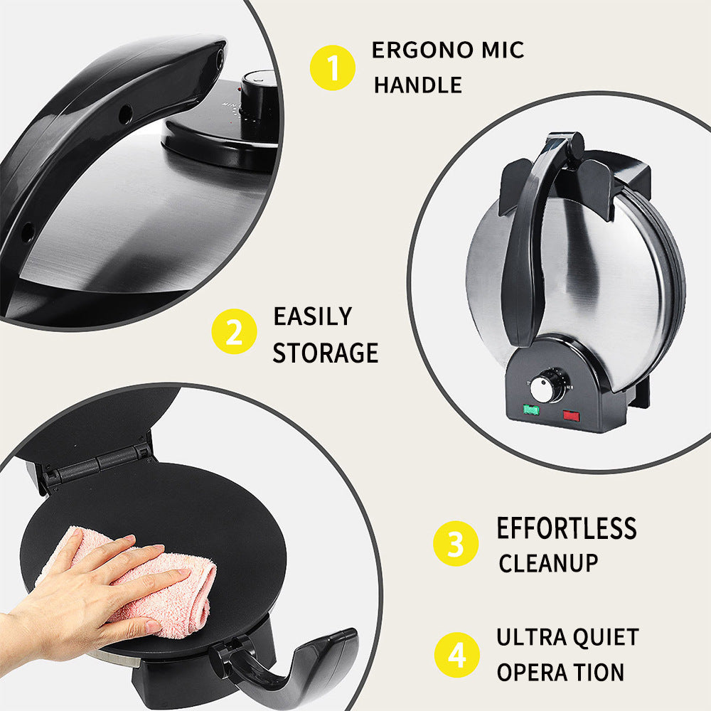 Cross-Border Export US/EU Standard Thin Pancake Maker Large Pancake Maker Spring Roll Maker Household Electric Pancake Stand Spring Roll ROTI MAKER