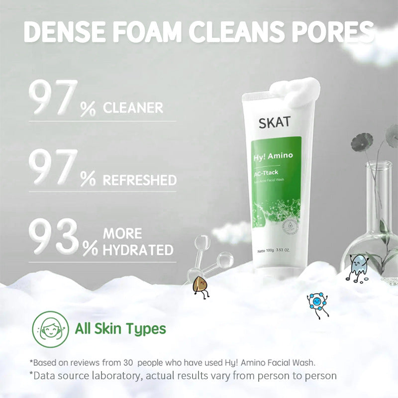 Cross-Border All-English SKAT Salicylic acid facial cleanser Salicylic Acid Facial Cleanser Wholesale