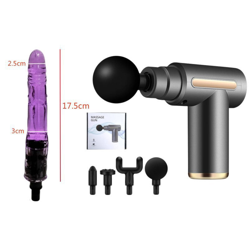 Fascia Gun Modified Head Massage for Women Multi-Functional Adapter Replacement Silicone Accessories Adult Gun Head Massager Device