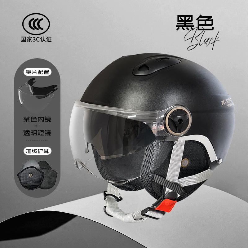 3 c Motorcycle Helmet Men's Women's