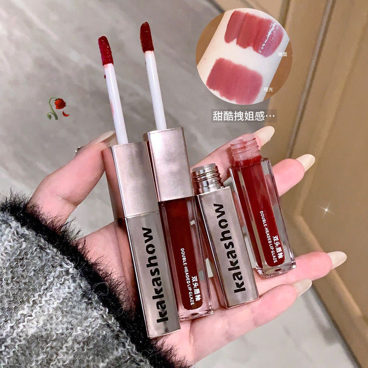 Kakashow Lip Gloss Matte Lipstick Brightening c 382
