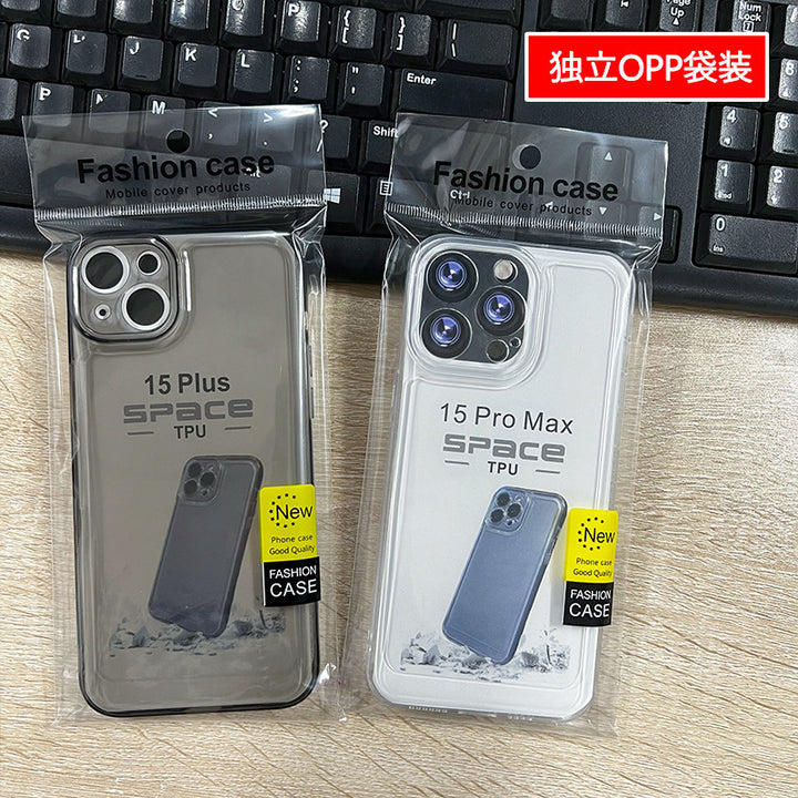 For iPhone15 promax Phone Case Newiphone 17 Space Case Clear 14 Silicone 16 Shockproof Soft Case