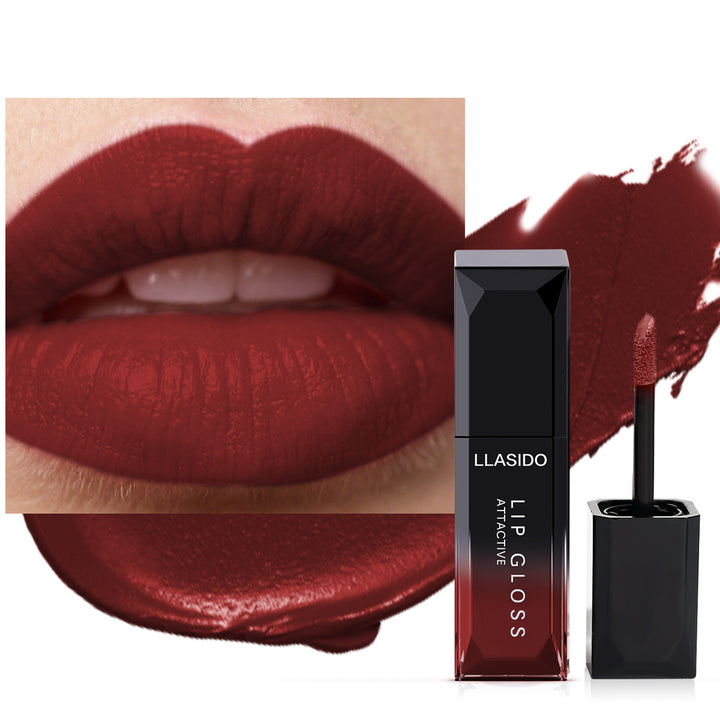 Lip Gloss Lip Mud Brightening Transfer-Proof Lip Gloss Matte Lipstick