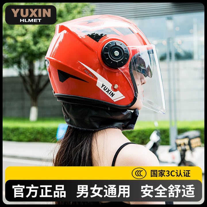 3 C Motorcycle Helmet Women's Men's Helmet