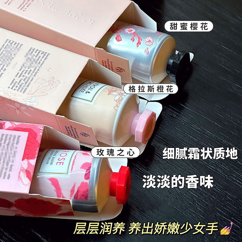 OUJIA Hand Cream 75 ml Limited 3-Pack - Moisturizing Gift Box New Year Present