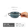 陶瓷哑光双耳碗日式家用汤碗甜品手持碗沙拉碗泡面碗餐具批发面碗