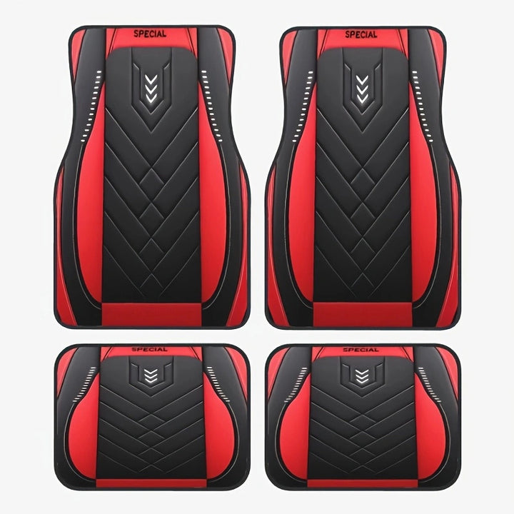 TEMUVintage Nordic Car Foot Mat Carpet 4 Piece Set Stain Resistant Floor Mat TEMUFoot Mat Wholesale