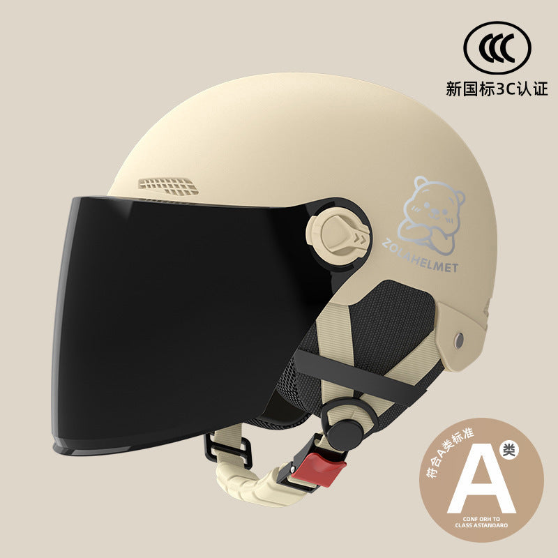 New Small Helmet Electric Vehicle Sun Protection Women Light Wholesale Winter