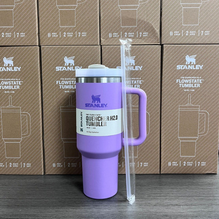 新款史丹利STANLEY2代40oz手柄杯双层不锈钢保温保冷汽车杯冰霸杯