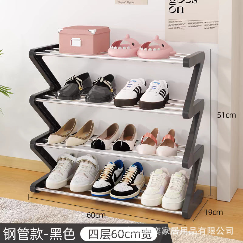 创意Z型鞋架子跨境爆款简易家用鞋子收纳神器宿舍多层组装鞋架