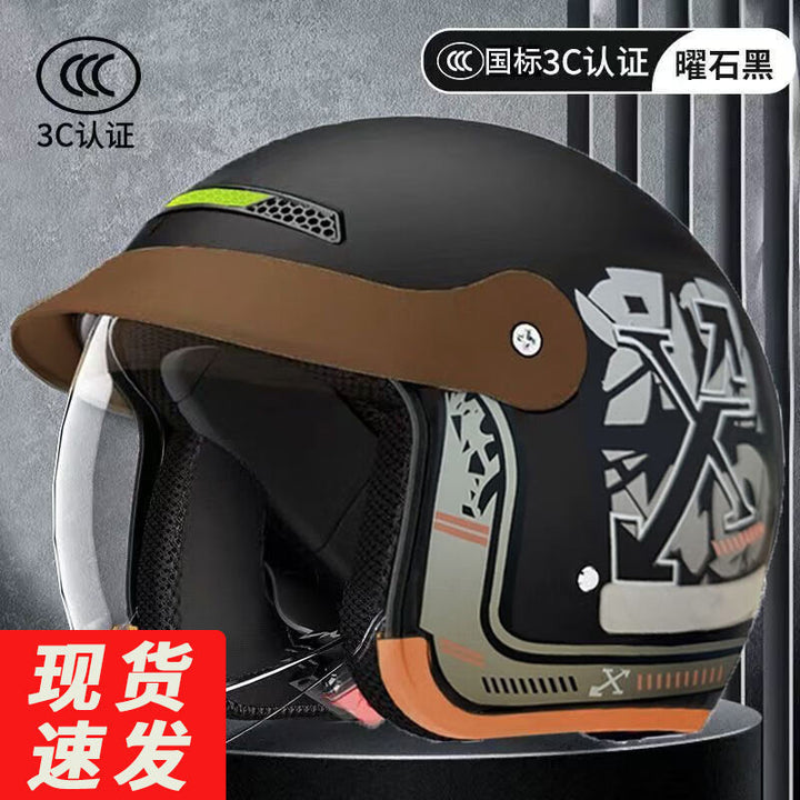 3 c Helmet Motorcycle Men's Women's Helmet