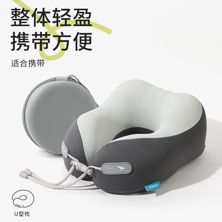 U Memory Foam U Neck Pillow Office Storage