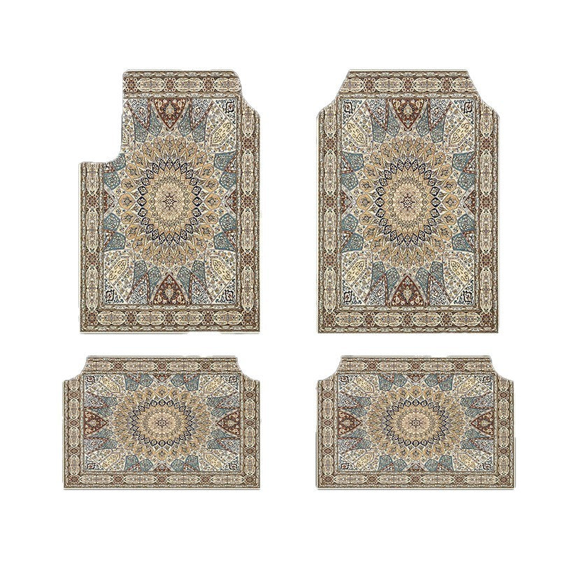 temu Car Foot Mat 4 Piece Set Home Stain Resistant Floor Mat Entryway Entryway Door Mat