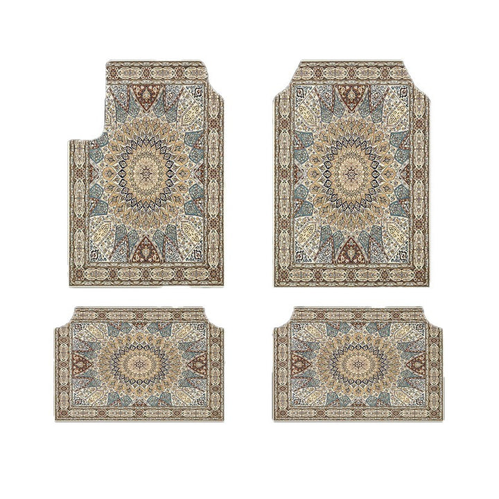 temu Car Foot Mat 4 Piece Set Home Stain Resistant Floor Mat Entryway Entryway Door Mat