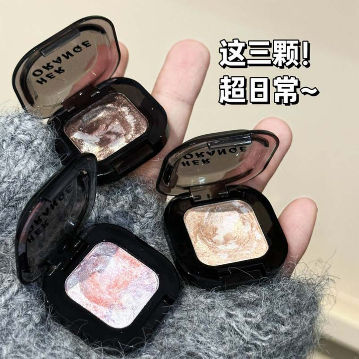 采菁选土豆泥五花肉眼影 珠光爆闪细腻持妆高光提亮眼影盘美妆