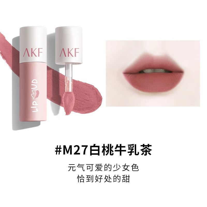 AKF Lip Mud Lip Gloss Brightening Lipstick
