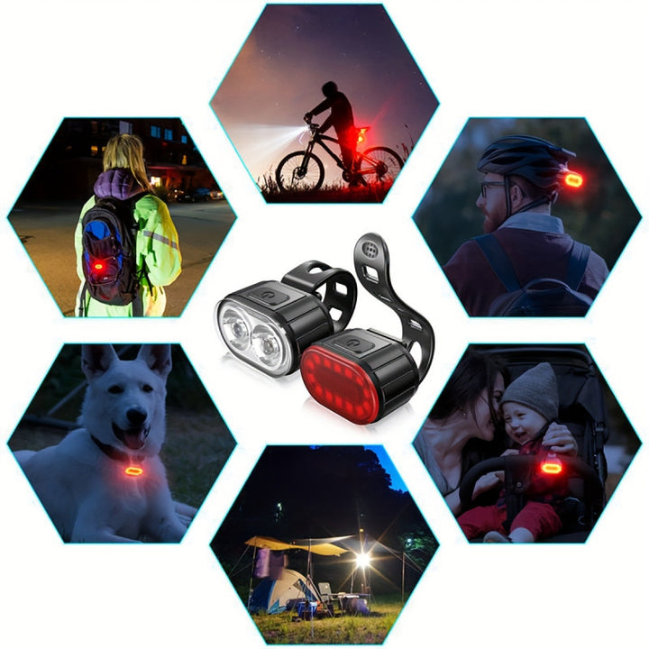 H 69288 Bike Front Rear Light Set
