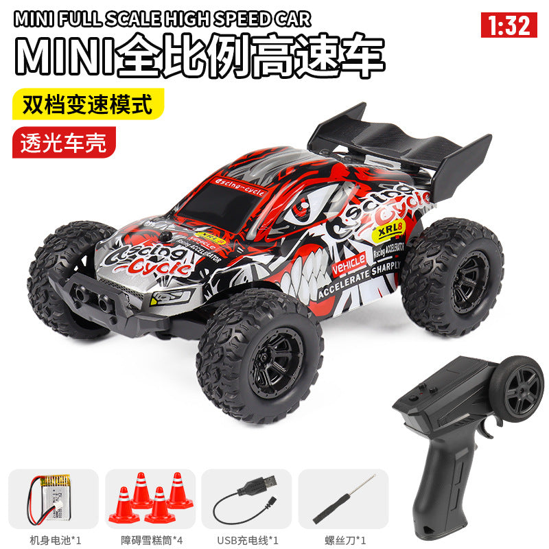 跨境1:32mini摄像遥控车Rc car比例油门迷你高低速越野竞速高速车