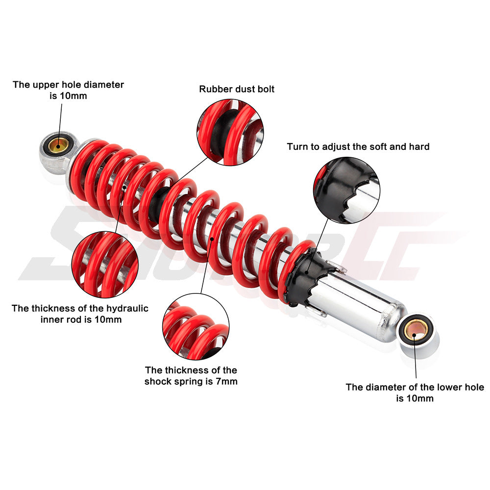 摩托车改装后减震配件 适用于摩托车 XRM-110 后避震减震310MM