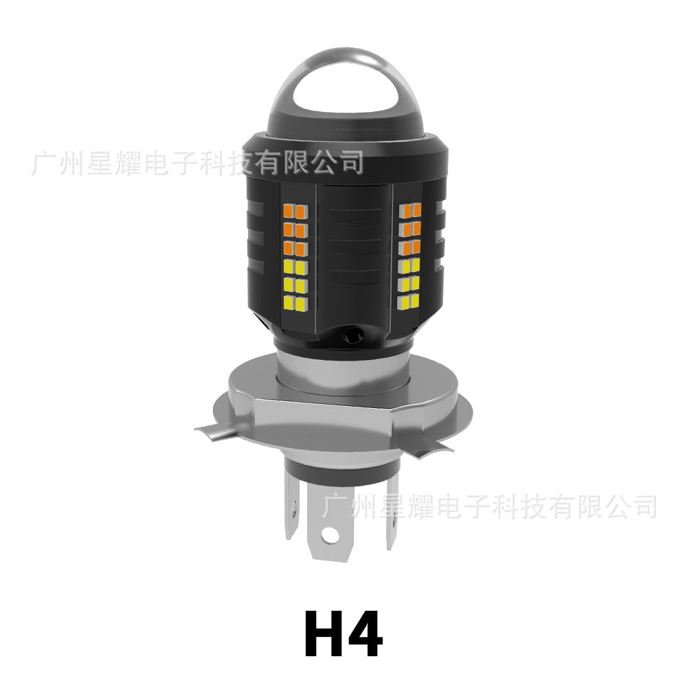 LED摩托车灯H6 P15D 2016 66 高亮度电动车头灯改装前大灯
