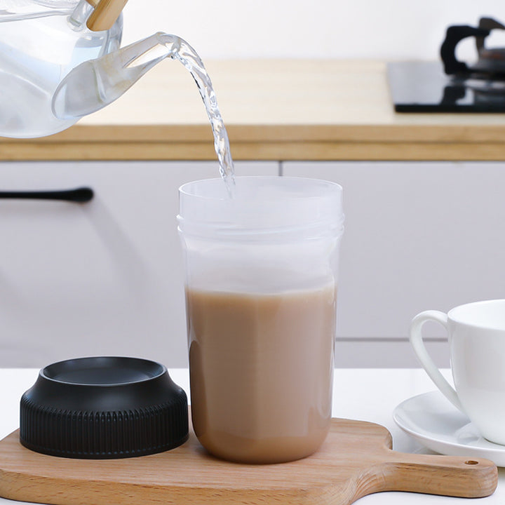 日本摇摇杯适合补充体能蛋白粉奶昔杯奶茶杯酵素酸奶杯带盖奶昔杯
