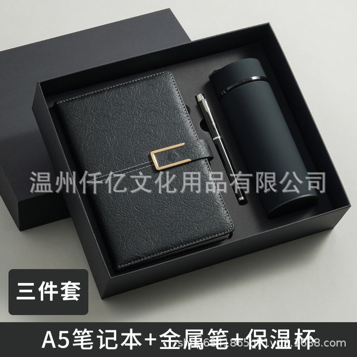 新款笔记本礼盒保温咖啡杯套装伴手礼高档记事本子节假日礼品定制