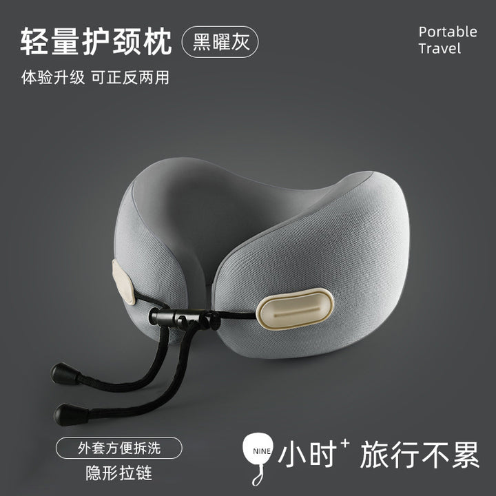 Memory Foam U Storage U Neck Pillow Travel Travel Neck Pillow