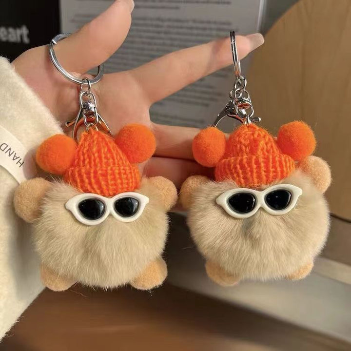 Car Keychain Hanging Ins Cute Plush Doll
