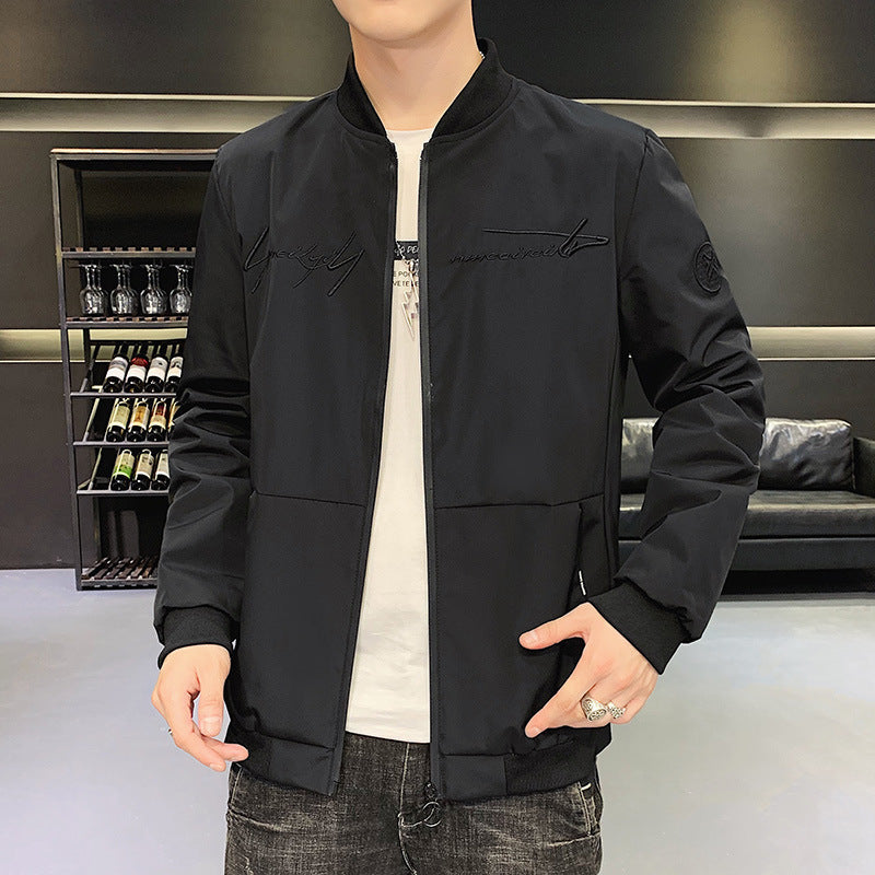 Jacket Men Spring Top Korean Style Trendy Men Spring New Men's Sports Casual Thin