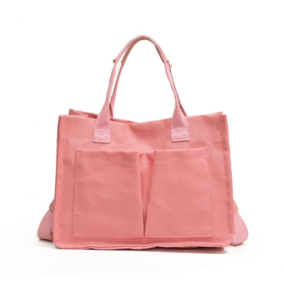 Fashion Canvas Bag Business Handheld Commuter Shoulder Crossbody Tote Bag Fashion