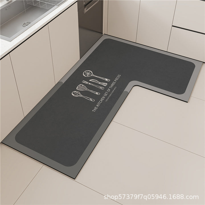 temu LKitchen Floor Mat Stain Resistant Non Slip Foot Mat Home Floor Mat