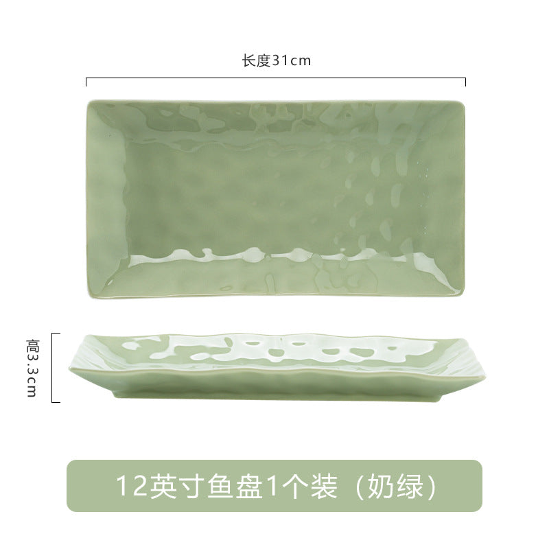 奶油风2026新款家用碗盘子筷高级感网红陶瓷碗碟套装DIY自由搭配