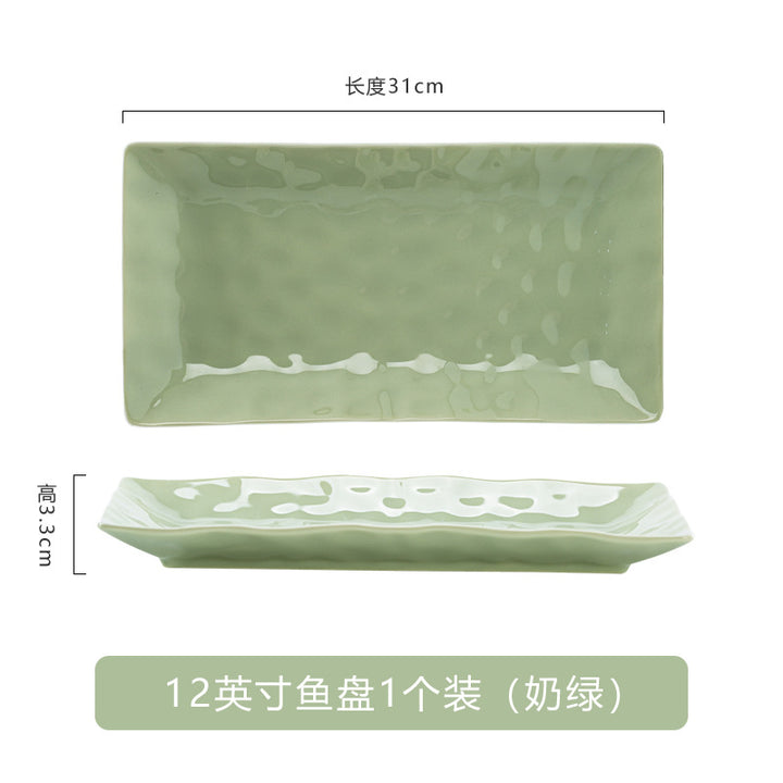 奶油风2026新款家用碗盘子筷高级感网红陶瓷碗碟套装DIY自由搭配