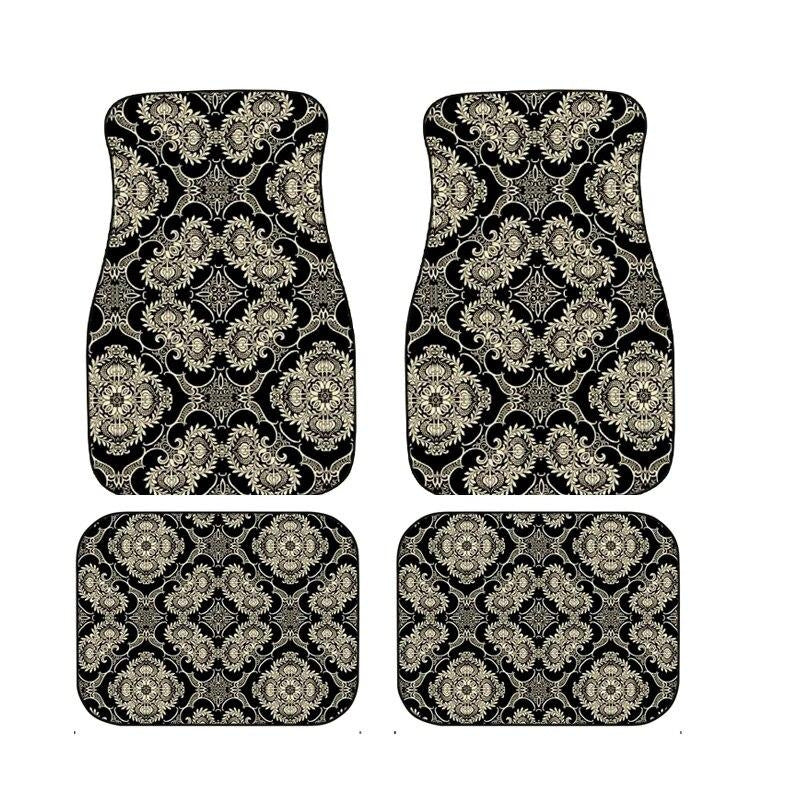 Vintage Car Foot Mat Carpet 4 Piece Set Stain Resistant Floor Mat TEMUFoot Mat Wholesale