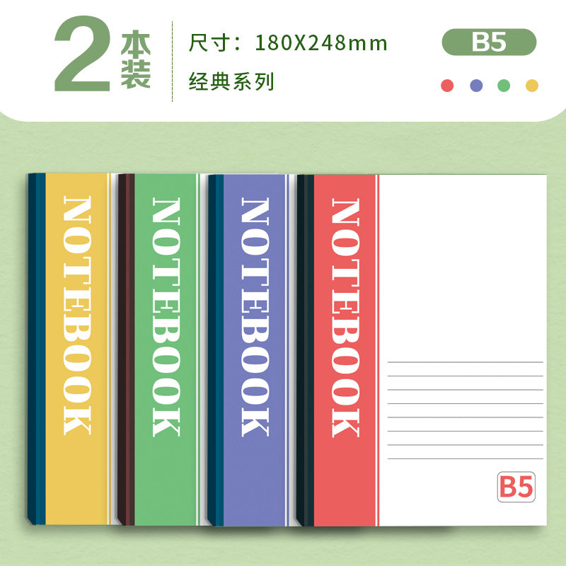 A 5/B 5 Notebook Journal – __NS 97__malist Softcover Notepad for Students & Office Use