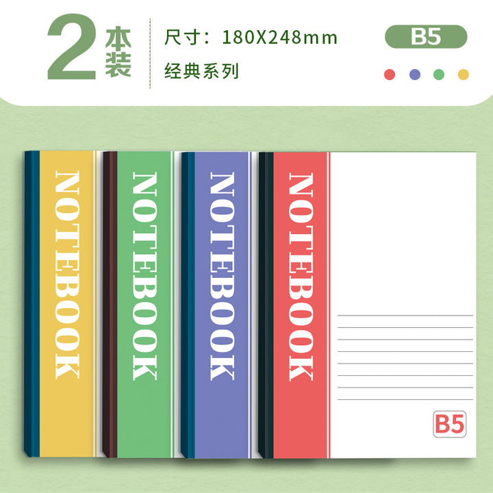A 5/B 5 Notebook Journal – __NS 97__malist Softcover Notepad for Students & Office Use