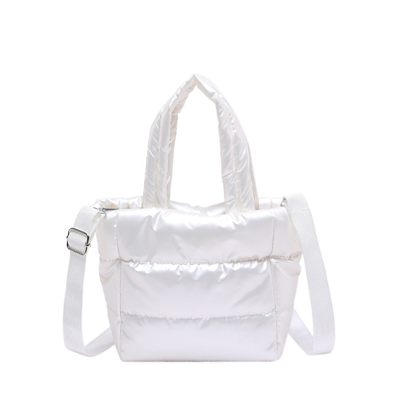 New Unique Fall/Winter Cotton Cute Versatile Handheld Shoulder Crossbody Small Square Bag